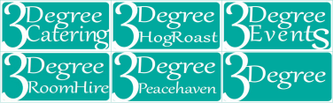 3Degree Catering and Events Peacehaven Logo